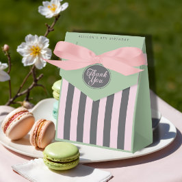Pastel Fransk Paris-temat Flickor från födelsedags Presentaskar
