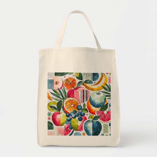 Pastel Fruit Symphony Tygkasse (Framsidan)