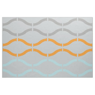 Pastel Funky Retro Geometric Mönster Tyg