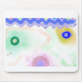 Pastel Galaxies Impressionist Art Mousepad Musmatta