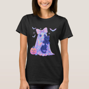 Pastel Galaxy Ghost Halloween Girl Kids Ghost Coqu T Shirt