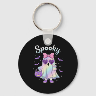 Pastel Galaxy Soky Ghost Halloween Kids Ghost Coqu Nyckelring
