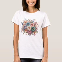 Pastel Garden Bliss T Shirt