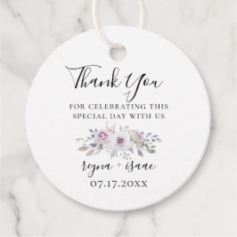 Pastel Garden Blommigt Bröllop Tack Gåvor Etiketter