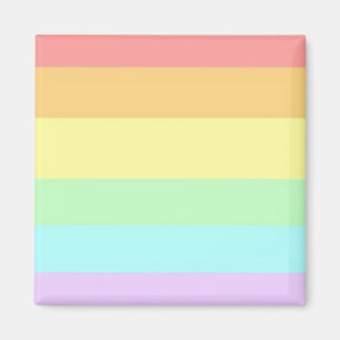 Pastel Gay LGBT-Pride, månadsFlagga Magnet