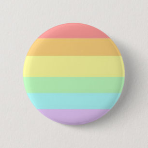 Pastel Gay LGBT Pride Month-Flagga, knapp