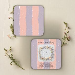 Pastel Gender Neutral WildblomBaby Shower Tilläggskort