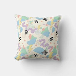 Pastel Geometric Shapes Pattern | Soft Abstract  Kudde