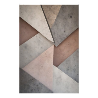 Pastel Geometry  Fototryck