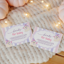 Pastel Ghost Böcker för Baby önskemål kort