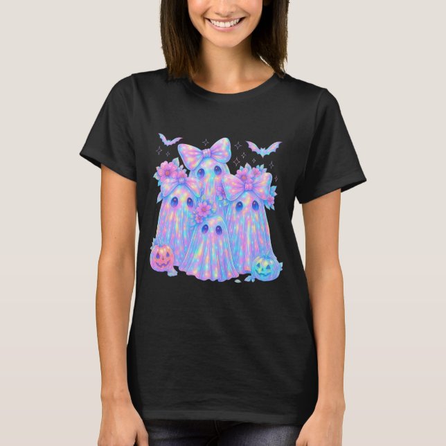 Pastel ghost family t shirt (Framsida)