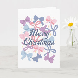 Pastel Gift Bows God jul © GraphicLoveShop Kort