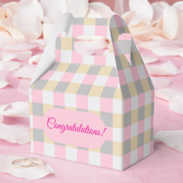 Pastel Gingham Play Presentaskar