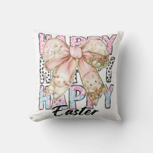 Pastel Glad påsk Coquette Bow Kudde