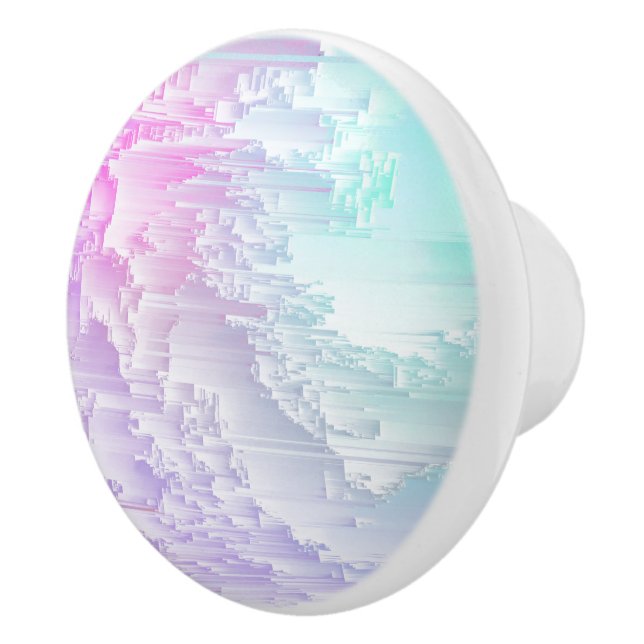 Pastel Glitch Knopp (Höger)