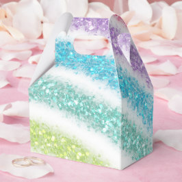 Pastel Glitter Rainbow Presentaskar