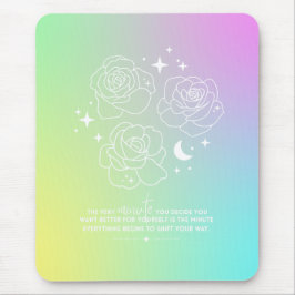 Pastel Glow-Up Mouse Pad Musmatta