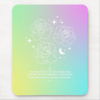 Pastel Glow-Up Mouse Pad Musmatta