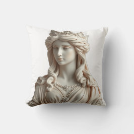 Pastel Goddess Statue Artwork Kudde