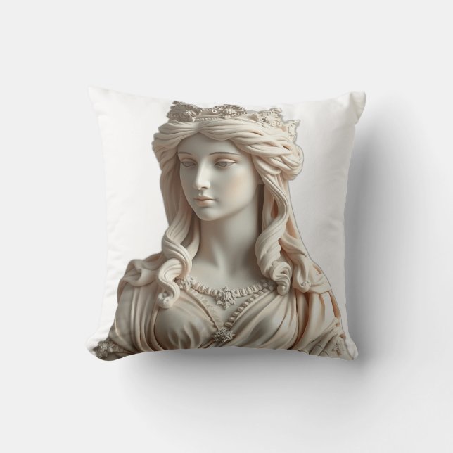 Pastel Goddess Statue Artwork Kudde (Framsida)