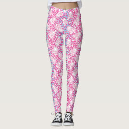 Pastel Goth Aesthetic Leopard Skriv ut Jolly Roger Leggings