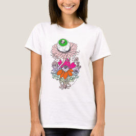Pastel Goth Alien Eyeball Flowers Shirt Tee