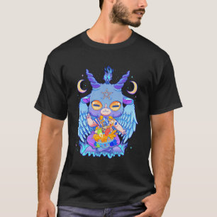 Pastel Goth Baphomet Ramen Noodles Japan Food Sata T Shirt