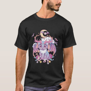 Pastel Goth Creepy Occult Satanic Jackalope Kawaii T Shirt