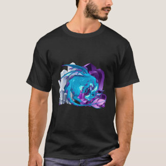 Pastel Goth Dragon Crystal Mythical Creature Fanta T Shirt