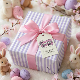 Pastel Goth Easter Lavender Striped Alternative Presentpapper