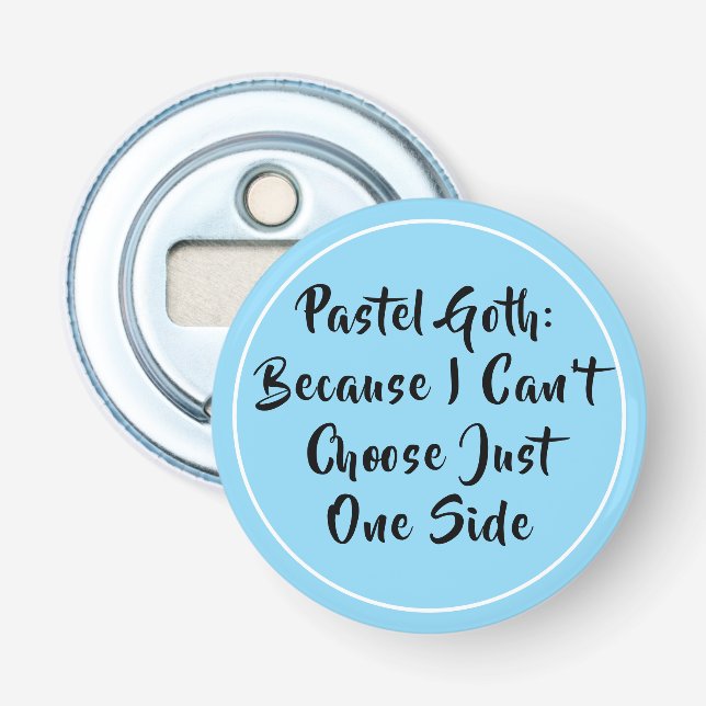 Pastel Goth Flasköppnare (Framsidan)