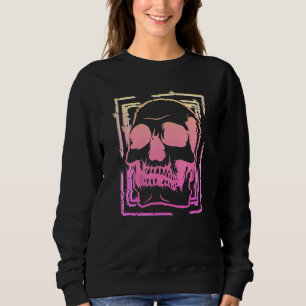 Pastel Goth Glitch Skull Grunge Emo Vaporwave Skel T Shirt