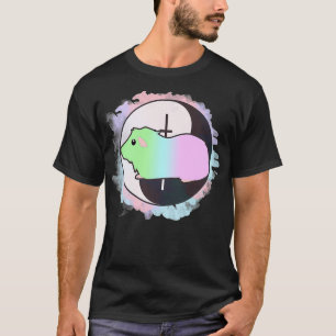Pastel Goth Guinea Gris Yin Yang Design Premium T Shirt