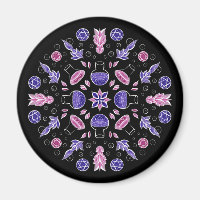 Pastel goth häxpotion pentagram rosa lila