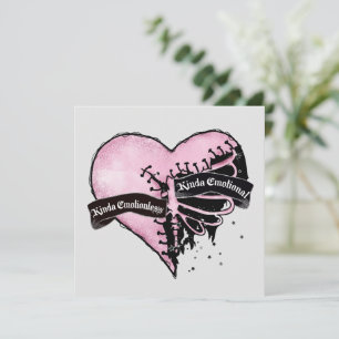 Pastel Goth Heart Uppsåtlig och känslomässig