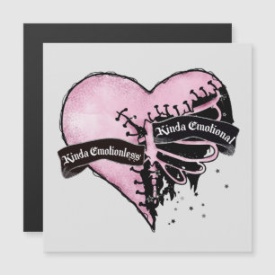 Pastel Goth Heart Uppsåtlig och känslomässig