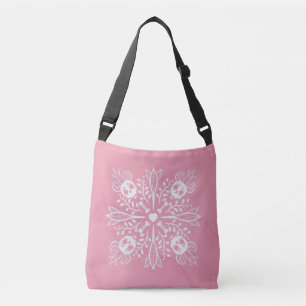  Pastel goth kawaii lustiskalle Harajuku rosa Axelväska