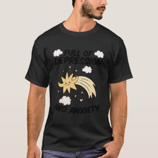 Pastel Goth Mental Health Anxiety Star Psychiatris T Shirt