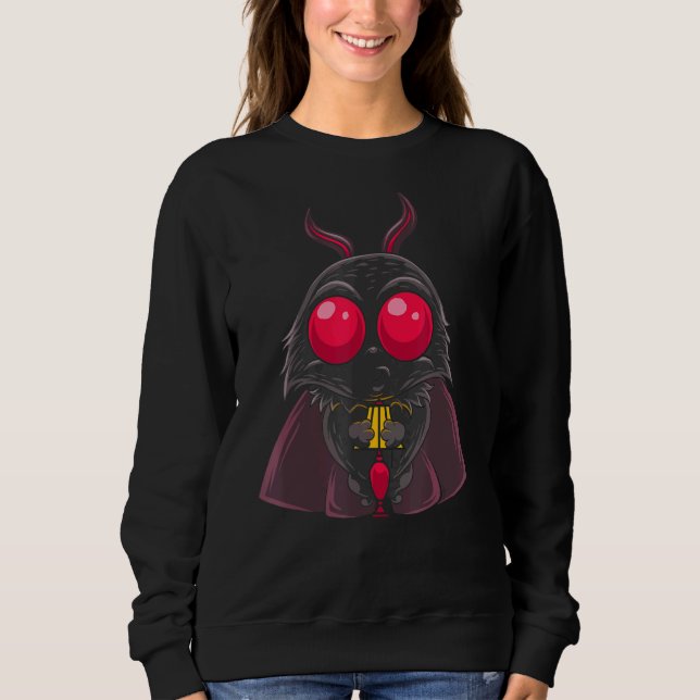 Pastel Goth Mothman Lamp Folklore Cryptid Creepy B T Shirt (Framsida)