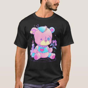 Pastel Goth Nalle Japanska Anime Kawaii Demon T Shirt
