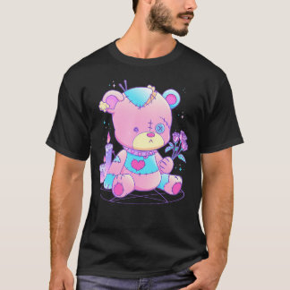 Pastel Goth Nalle Japanska Anime Kawaii Demon T Shirt