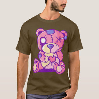 Pastel Goth Nalle Japanska Anime Kawaii T Shirt