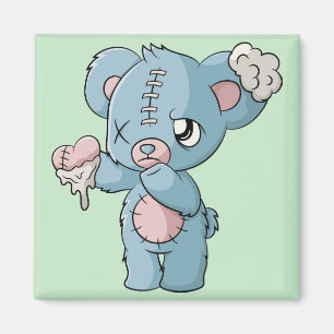 Pastel Goth Nalle Magnet