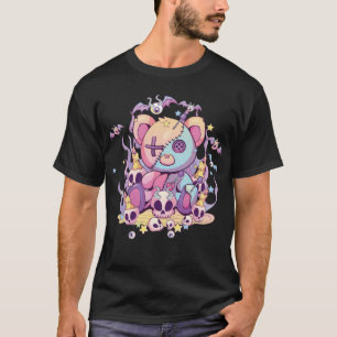 Pastel Goth Nalle Voodoo Doll Cute Aesthetic  T Shirt