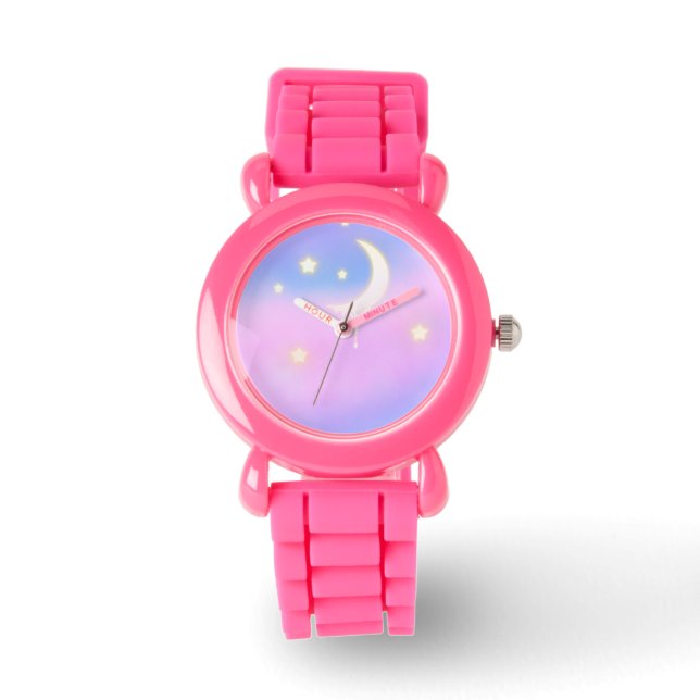 Pastel Goth Night Himlar Armbandsur (Framsida)