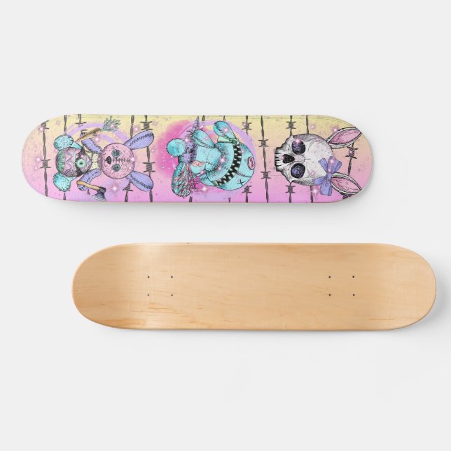 Pastel Goth Nightmare Mini Skateboard Bräda 18,5 Cm (Horz)
