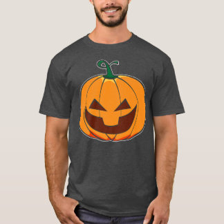 Pastel Goth Nu Halloween Cute Pumpkin Jackolantern T Shirt