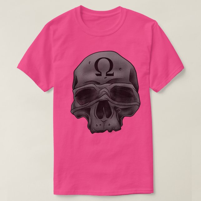 Pastel Goth Ohms Skull Skeleton Bone Head Hallowee T Shirt (Design framsida)