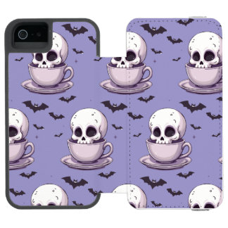 Pastel Goth Skull in Teacup