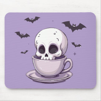 Pastel Goth Skull in Teacup Musmatta